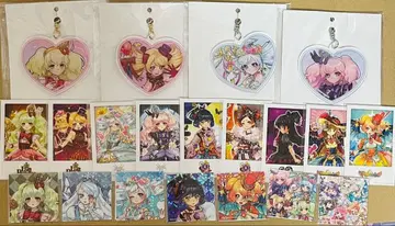 오토카돌 복권 아크릴 키링 카드 씰 세트 4