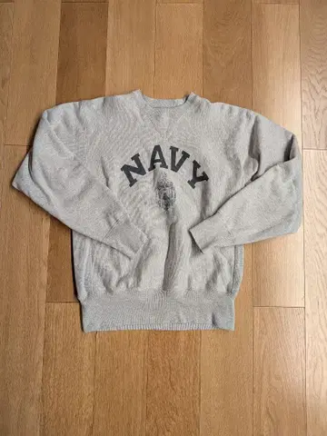 복각 US Navy 네이벌 아카데미 리버스 위브 40 맨투맨