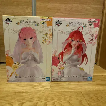 5등분의 신부 제일복권 피규어 2종 세트