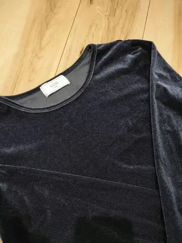 SLOBE IENA 네이비 긴팔 벨로아 T셔츠