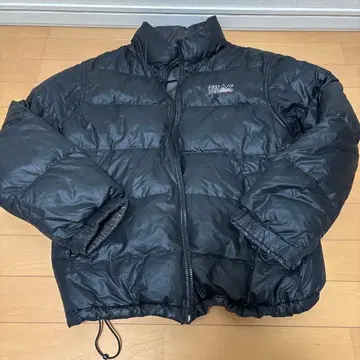 FIRST DOWN 블랙 다운 자켓 리버서블