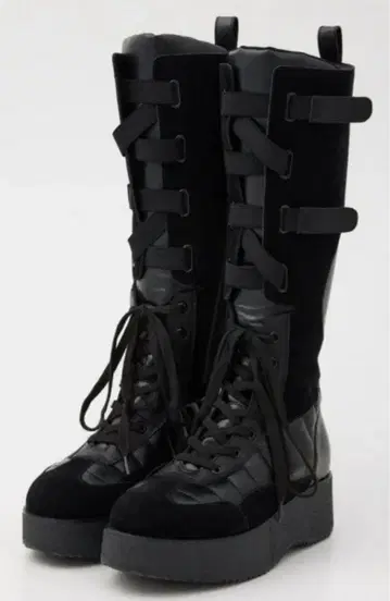 SLY 플랫폼 스니커 부츠 BLK 롱 부츠 L