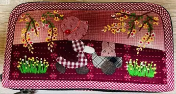 신상 수짱 & 토끼 핑크 퍼플 계열*핸드메이드*장지갑*자수*