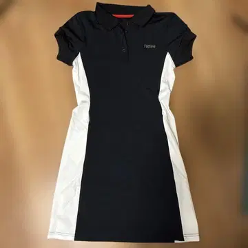 Fabtime 폴로 원피스 블랙/화이트