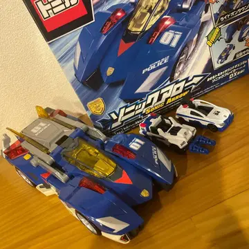 토미카 하이퍼 블루 폴리스 01 소닉 애로우 블루 바이슨 블루 맘모스