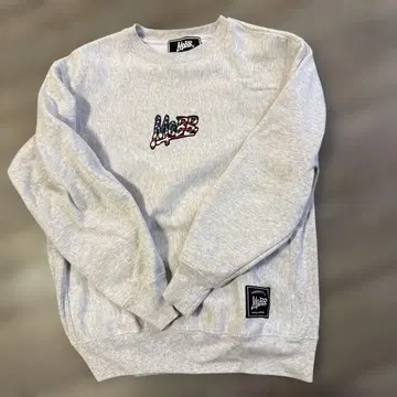 MOBB 그레이 크루넥 트레이닝복 M