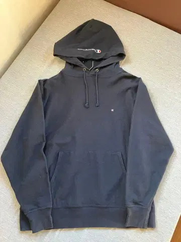 Champion Reverse Weave 후드티 네이비