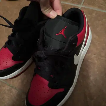 조던 농구화 레드/블랙