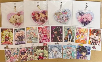 오토카돌 복권 아크릴 키링 카드 씰 세트 5