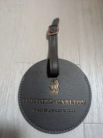 더 리츠칼튼 가죽 네임택
