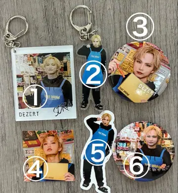 DEZERT SORA 굿즈 낱개 판매 1점 250엔~ / 4점부터