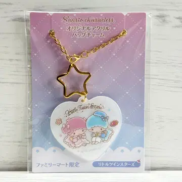 산리오 리틀트윈스타 아크릴 백참 훼미리마트 한정판 새상품