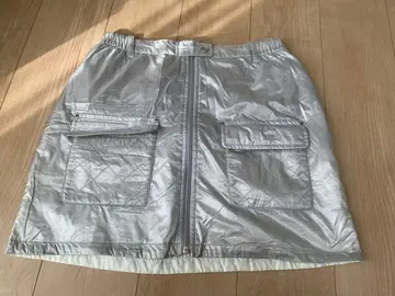 맨싱 골프웨어 스커트 리버서블 실버 화이트 L 충전솜