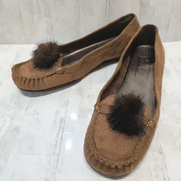 미사용급 LOWRYSFARM 모카신 신발 23cm