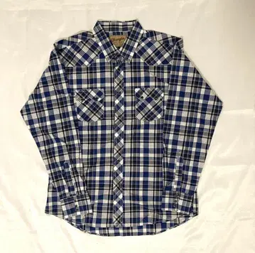 Wrangler 레트로 체크 무늬 긴팔 셔츠