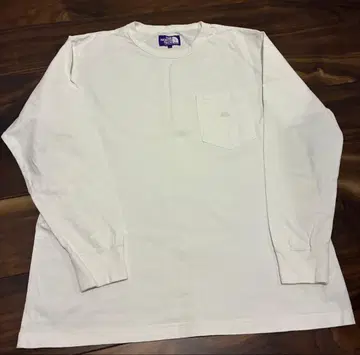 THE NORTH FACE PURPLE LABEL 화이트 롱 T