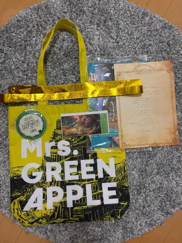 Mrs. Green Apple 바벨탑 사과잼 시트 특전