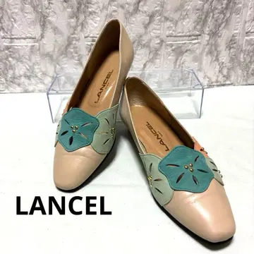 새상품급 란셀 (Lancel) 펌프스 멀티 컬러 꽃무늬 23cm