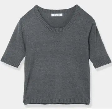 [ 새상품급 ] laube blanc 크루넥 니트 그레이