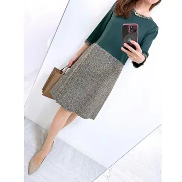 [새상품급] 정가 74,000엔 Leilian(레리안) 사이즈 9 원피스