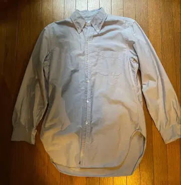 ANATOMICA 블루 옥스퍼드 버튼 다운 셔츠