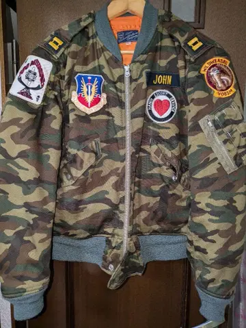 버즈릭슨 카모플라쥬 플라이트 자켓 Size 38