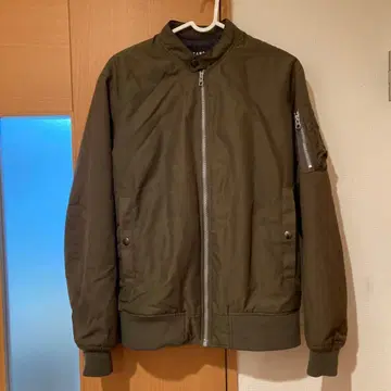 올리브 MA-1 스타일 자켓