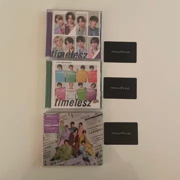 timelesz Steal The Show / 레시피 3 형태 세트