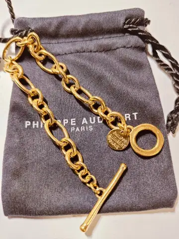 필립 오디베르 오벌 체인 팔찌 골드