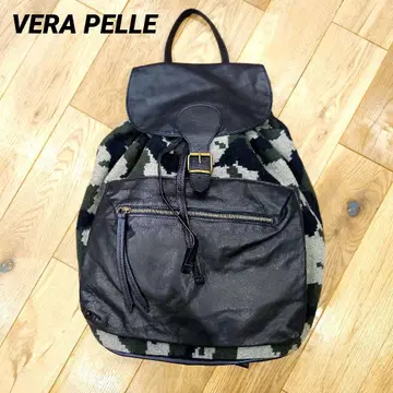 [ 새상품급 ] 이탈리아제 천연 가죽 백팩 베라펠레 VERA PELLE