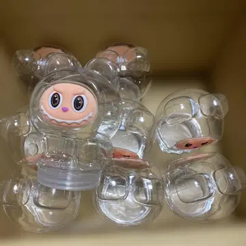 러브브 투명 플라스틱 보틀 9개