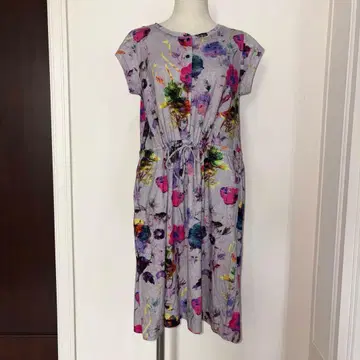 폴스미스 플라워 올 패턴 반팔 원피스