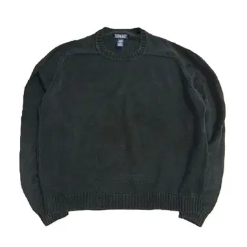 [ 명작 ] 블랙 미국제 LANDS END 스웨터 코튼 100%