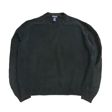 [ 명작 ] 블랙 미국제 LANDS END 스웨터 코튼 100%