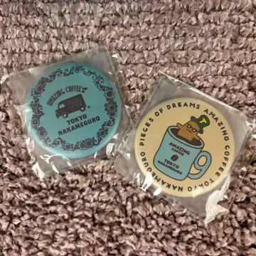 AMAZING COFFEE 나카메구로 가챠 거울 세트