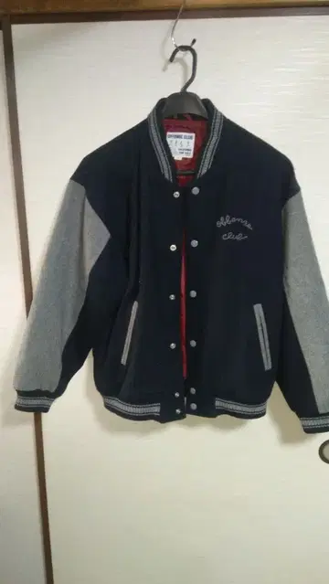 OFFENSE CLUB 바시티 자켓 네이비/그레이 TROYBros제