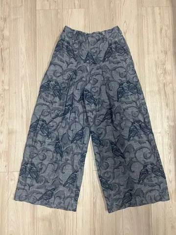 새상품급 45R 인디고 자카드 팬츠 정가 4만 1천 엔 새 패턴