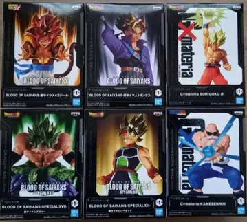 드래곤볼 피규어 6개 세트