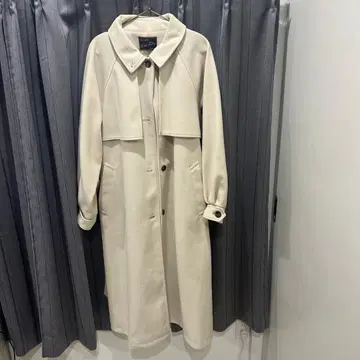 Worth Fabric 아이보리 롱 코트 S