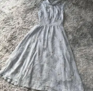 머큐리 듀오 꽃무늬 백 레이스업 원피스 ICE M 새상품급