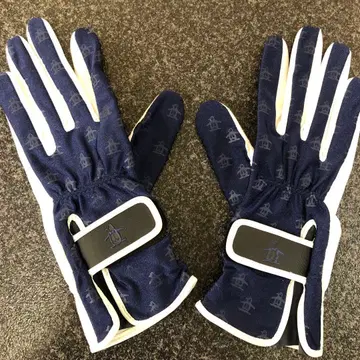 맨싱웨어 여성 네이비 골프 그로브 양손용 L