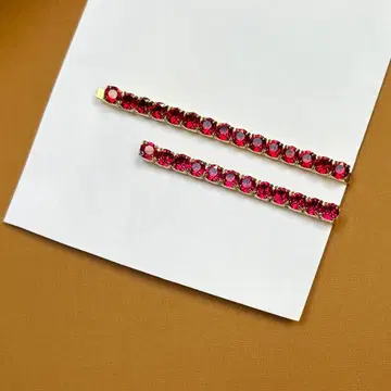 컴플렉스 비즈 헤어핀 2개 세트