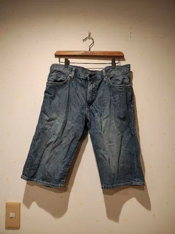 헤이세이 레트로 유니클로 UJ 데님 숏팬츠 Y2K