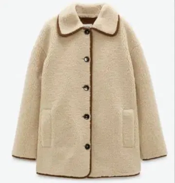 ZARA 보아 자켓 보아 코트 L 사이즈