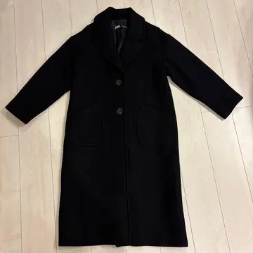 ZARA 블랙 롱 코트 XS