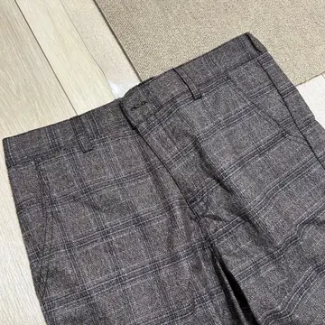 ITEMS URBAN RESEARCH 체크 무늬 와이드 팬츠 36