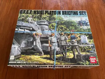 (미사용 미개봉품) 1/35 지구연방군 육전 MS 소대 브리핑 세트