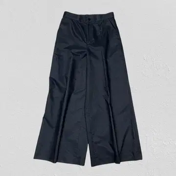 LOULOU WILLOUGHBY 하이웨스트 와이드 팬츠 광택 2