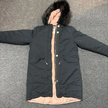 ZARA kids 후드 부착 다운 자켓 11/12 사이즈