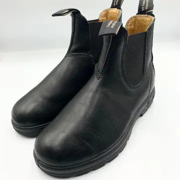 블런드스톤 사이드 고어 부츠 가죽 플레인토 블랙 22.5~23.0